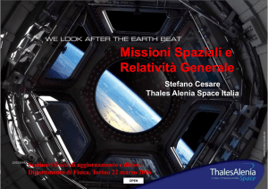 Missioni spaziali e relatività generale - AIF