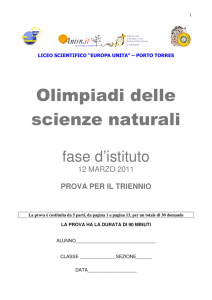 Triennio - Liceo Scientifico "Europa Unita"