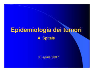 Epidemiologia dei tumori - Repubblica e Cantone Ticino