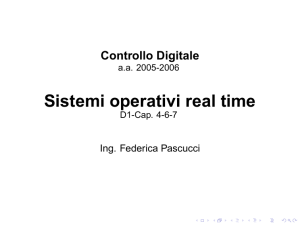 Sistemi Operativi in Real Time