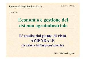 Agricolo - Università degli studi di Pavia