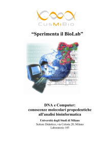 Sperimenta il BioLab