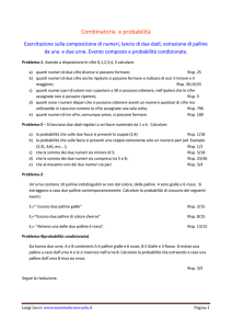 Combinatoria e probabilità