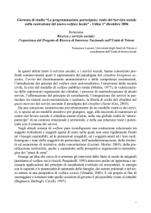 Relazione - Ordine Assistenti Sociali Friuli Venezia Giulia
