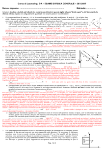 soluzioni e commenti - Dipartimento di Fisica