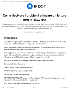 Come risolvere i problemi e fissare un lettore DVD di Xbox 360
