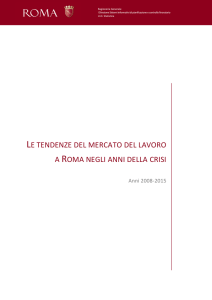 le tendenze del mercato del lavoro a roma negli