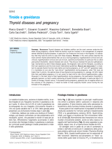 Tiroide e gravidanza Thyroid diseases and pregnancy