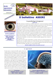 Il bollettino ASSIRI - Associazione Iridologica Italiana
