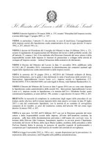 decreto nomina comitato sorveglianza IAL Lazio