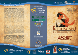 brochure Programma Etruscans - Soprintendenza Archeologia del