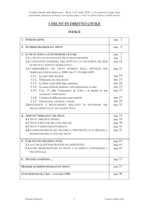 i trust in diritto civile - Documento senza titolo