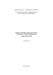 Rapporto Energia Elettrica 2006
