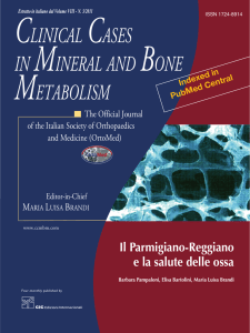 Il Parmigiano-Reggiano e la salute delle ossa