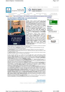 Page 1 of 1 Spazio Impresa - Comunicazione 10/11/2008 http://www