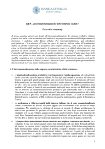 QEF_ Internazionalizzazione delle imprese italiane Executive