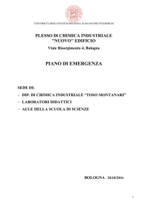 Piano emergenza nuovo edificio