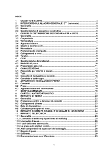 Specifiche tecniche impianti elettrici