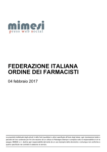 federazione italiana ordine dei farmacisti