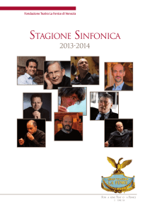 STAGIONE SINFONICA 2013
