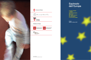 Programma "Equinozio dell`Europa" - 24.03.07