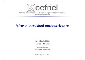 Virus e intrusioni automatizzate