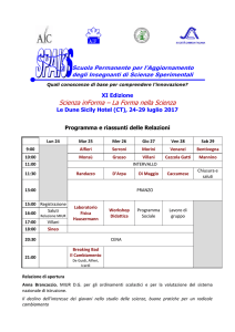 AIC – AIF – ANISN – DDSCI - Università degli Studi di Palermo