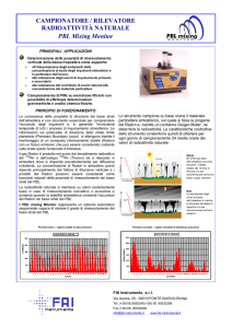CAMPIONATORE / RILEVATORE RADIOATTIVITÀ NATURALE PBL