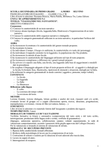 uad 2009-2010 classi 1^ selvino - Istituto Comprensivo di Albino