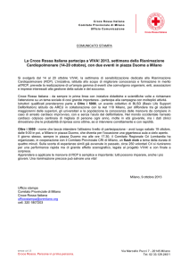 La Croce Rossa Italiana partecipa a VIVA! 2013 - CRI
