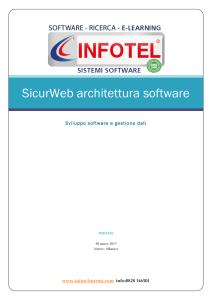 SicurWeb architettura software