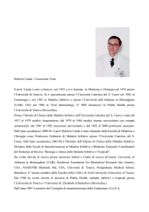 Roberto Cauda - Curriculum Vitae Il prof. Cauda è nato a Genova