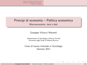 Principi di economia – Politica economica
