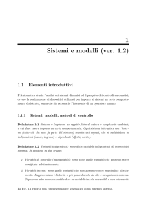 Sistemi e modelli