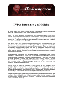 I Virus Informatici e la Medicina