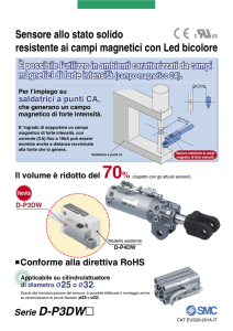 Sensore allo stato solido resistente ai campi magnetici