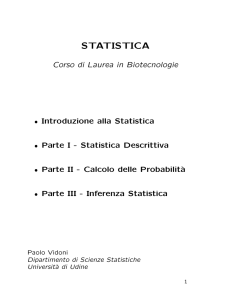 Introduzione alla statistica