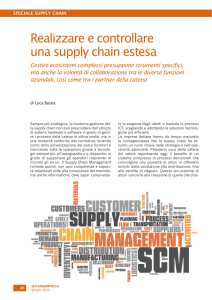 Realizzare e controllare una supply chain estesa