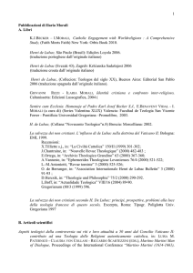 Pubblicazioni di Ilaria Morali - Pontificia Università Gregoriana