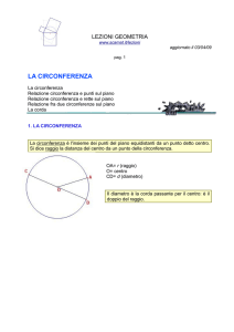 la circonferenza