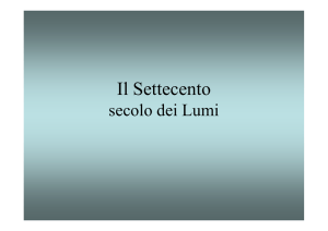 Il Settecento