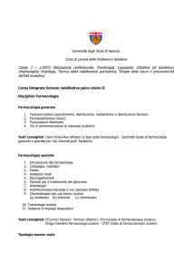 programma - Professioni Sanitarie - Università degli studi di Genova