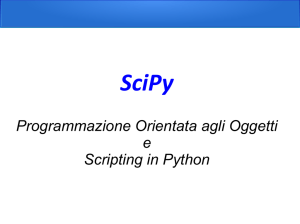 SciPy - I blog di Unica