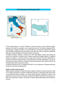 Il POR della Regione Emilia-Romagna (FSE)