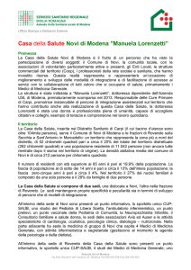 Casa della Salute Novi di Modena "Manuela Lorenzetti”