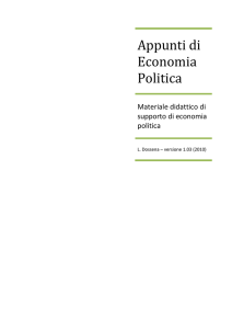 Appunti di Economia Politica