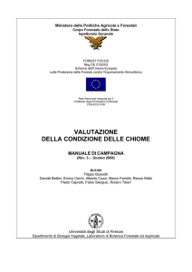 Manuale salute chiome - Corpo Forestale dello Stato