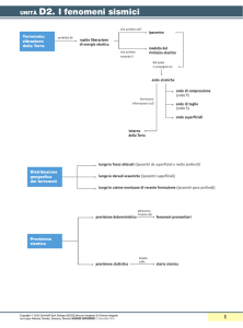I fenomeni sismici - Zanichelli online per la scuola