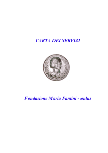 Clicca qui per scaricarla - Fondazione Maria Fantini Onlus