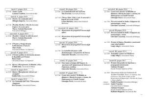 Il teatro politico (2 - 26 giugno 2014)